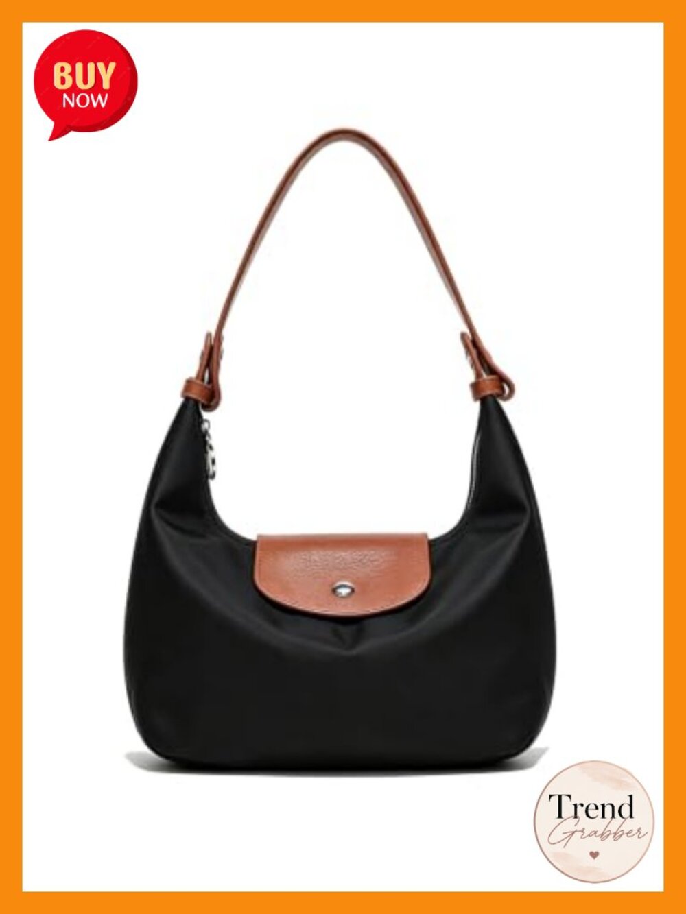 Mini Nylon Crossbody Bag Convertible Shoulder Hobo Purse for Women